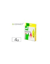 ROTULADOR Q-CON.FLUOR SURT.BOLSA 4 ROTULADORES 2