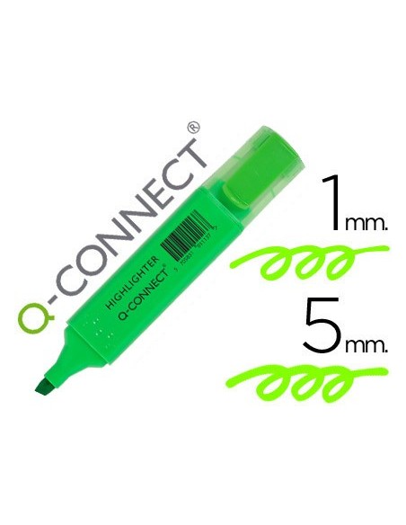 ROTULADOR Q-CON.FLUOR VER PUNTA BISELADA