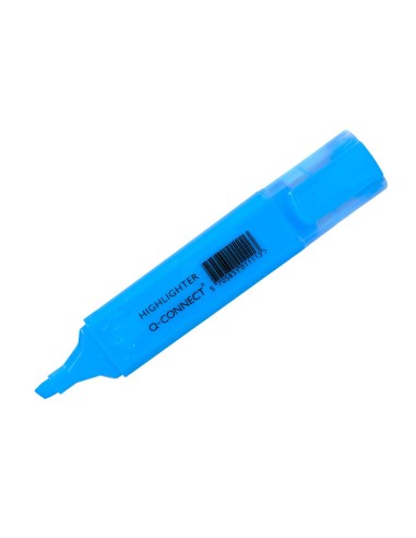 ROTULADOR Q-CON.FLUOR AZUL PUNTA BISELADA