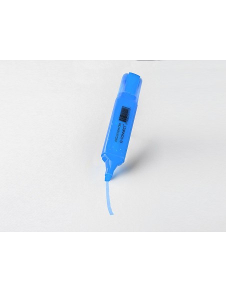 ROTULADOR Q-CON.FLUOR AZUL PUNTA BISELADA