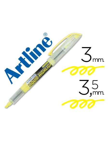 ROTULADOR ARTLINE FLUOR EK-640 AMARILLO PUNTA BISELADA