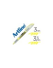 ROTULADOR ARTLINE FLUOR EK-640 AMARILLO PUNTA BISELADA 2