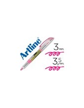 ROTULADOR ARTLINE FLUOR EK-640 ROSA PUNTA BISELADA 2