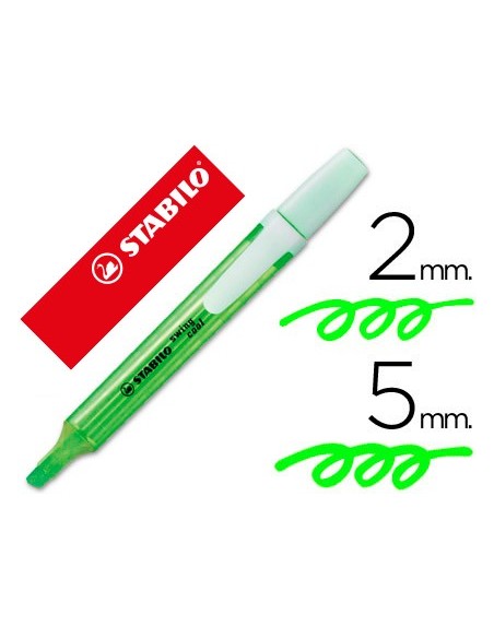 ROTULADOR STABILO MARCADOR FLUOR SWING COOL VERDE
