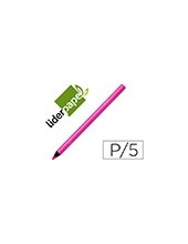 LAPICES DE COLORES LIDERPAPEL JUMBO NEON ROSA 2