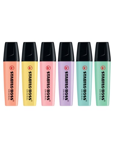 ROTULADOR STABILO BOSS 70 PASTEL ESTUCHE 4 UD
