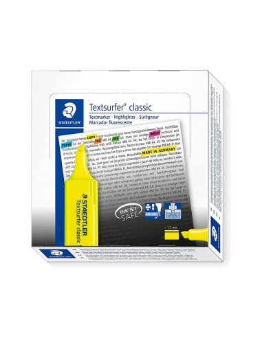 ROTULADOR STAEDTLER TEXTSURFER CLASSIC 364-1 FLUOR.  AMARILLO**752315