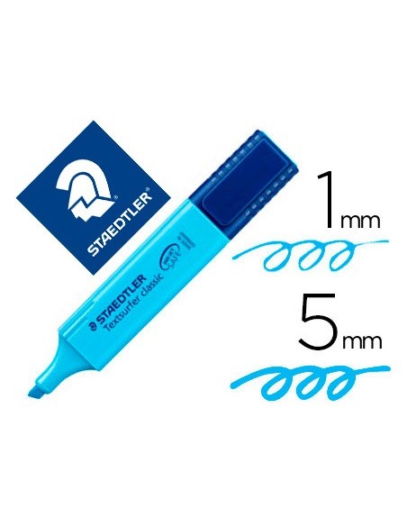 ROTULADOR STAEDTLER TEXTSURFER CLASSIC 364-3 FLUOR.  AZUL**152428