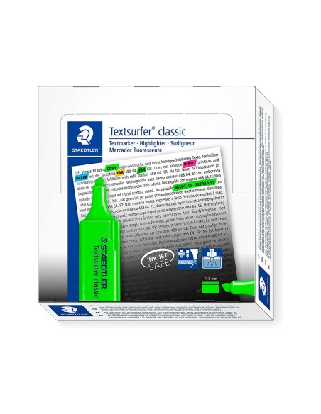 ROTULADOR STAEDTLER TEXTSURFER CLASSIC 364-5 FLUOR. VERDE**752374