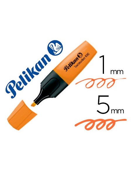 ROTULADOR PELIKAN FLUORESCENTE TEXTMARKER 490 NARANJA