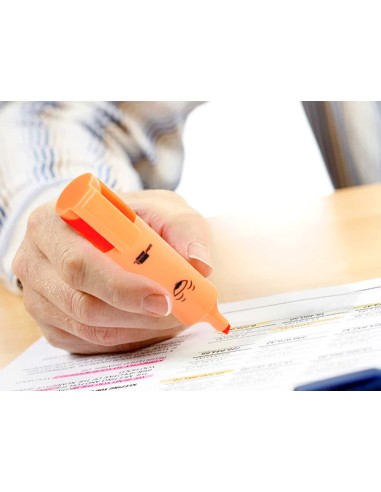 ROTULADOR  FLUOR.PASTEL BISELADA  6 UD.SURT.