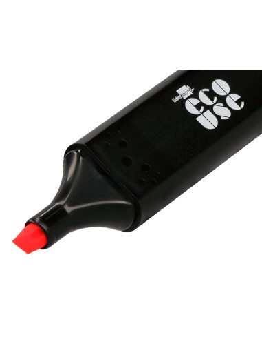 ROTULADOR  ECOUSE FLUOR.FABRICADO 68% PLAST.RECICLADO CAJA 4 UD.SURT.