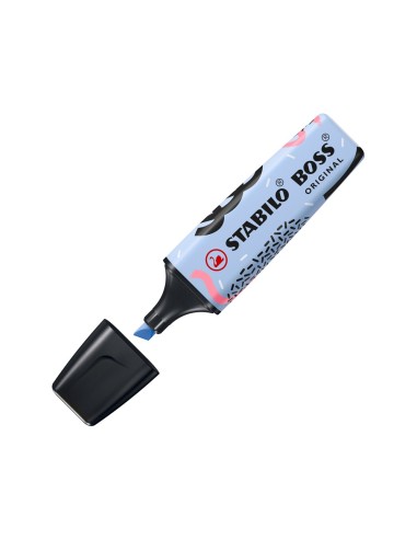 ROTULADOR STABILO BOSS FLUOR.ORIGINAL PASTEL BY JU SCHNEE AZ. NUBLADO