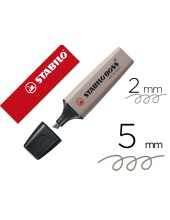 ROTULADOR STABILO BOSS ORIGINAL FLUOR.NATURE COLORS GRIS CALIDO