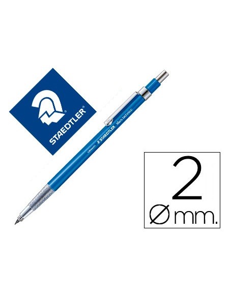 PORTAMINAS STAEDTLER MARS C/CLIP 2 MM Y AFILAMINAS