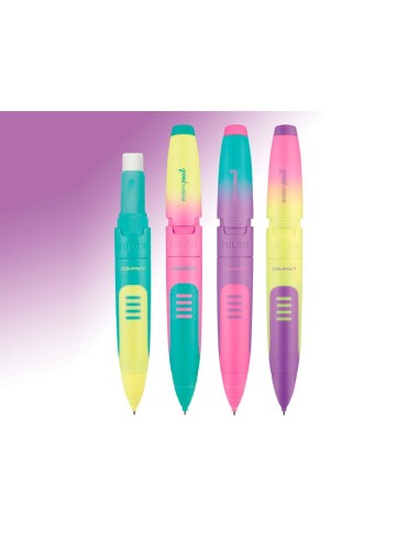 PORTAMINAS MILAN COMPACT SUNSET 0,7MM GOMA BORRAR SURT.