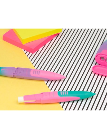 PORTAMINAS MILAN COMPACT SUNSET 0,7MM GOMA BORRAR SURT.