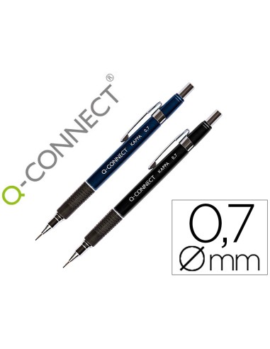 PORTAMINAS Q-CON.KAPPA SUJ. CAUCHO 0.7MM NUEVO DISEÑO SIN RETRACTIL