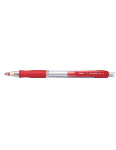 PORTAMINAS PILOT SUPER GRIP ROJO 0,5 MM SUJECION CAUCHO