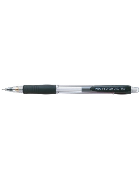 PORTAMINAS PILOT SUPER GRIP NEGRO 0,5 MM SUJECION CAUCHO