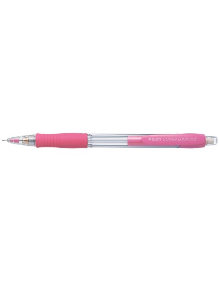PORTAMINAS PILOT SUPER GRIP ROSA 0,5 MM SUJECION CAUCHO