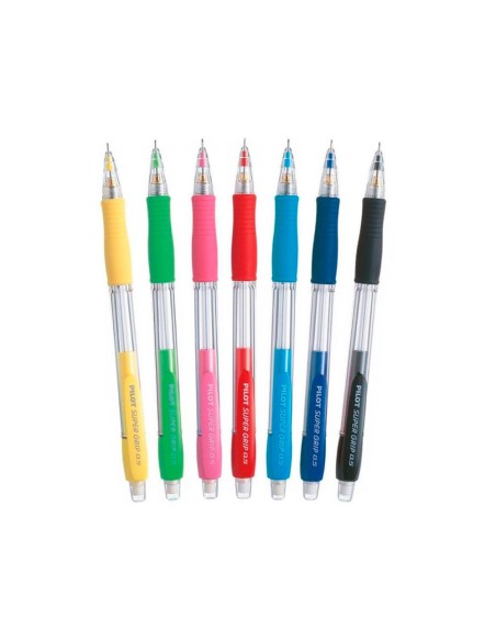 PORTAMINAS PILOT SUPER GRIP AZUL 0,5 MM SUJECION CAUCHO