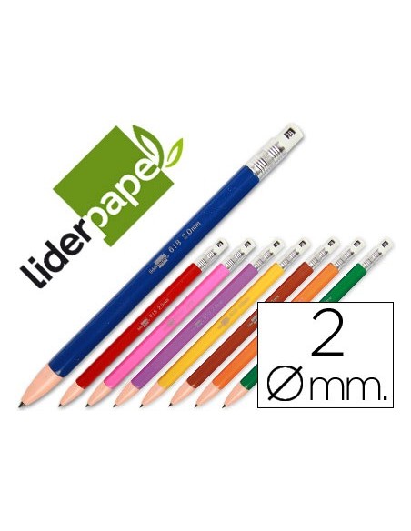 PORTAMINAS 2MM COL.SURT.