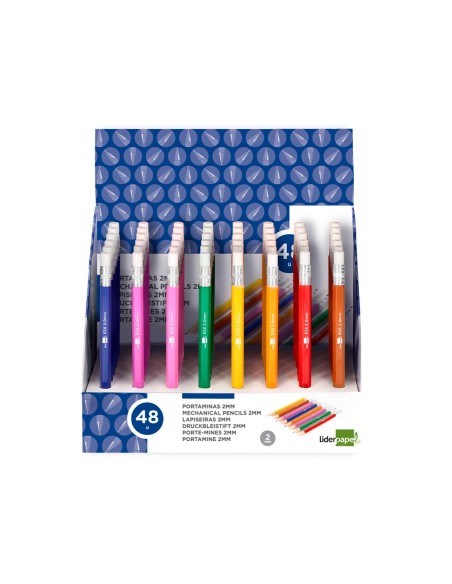 PORTAMINAS 2MM COL.SURT.