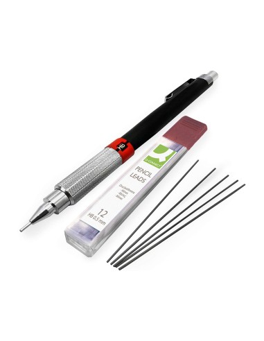 MINAS Q-CON.GRAFITO 0.5 HB-ESTUCHE 12 MINAS