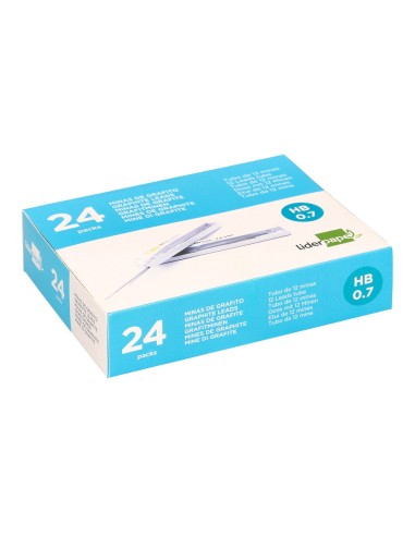 MINAS GRAFITO 0.7 MM HB TUBO 12 MINAS