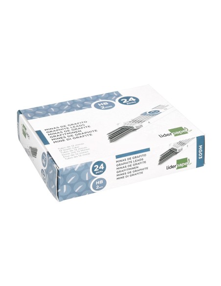 MINAS GRAFITO 2MM ESTUCHE 12 MINAS