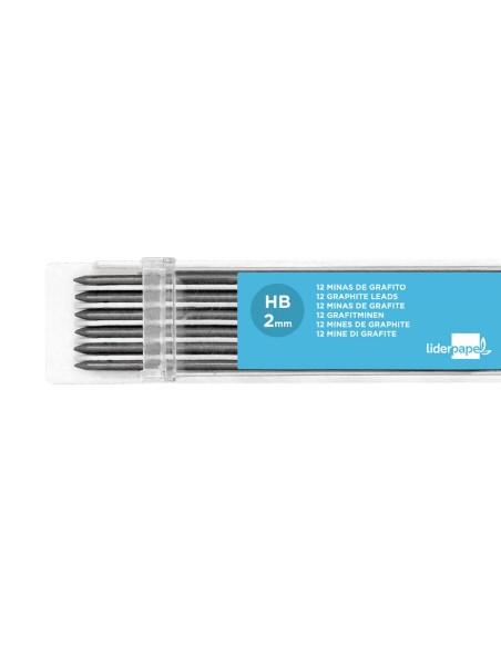 MINAS GRAFITO 2MM ESTUCHE 12 MINAS