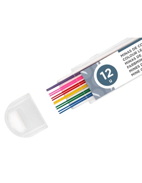 MINAS COL.SURT. 0.5MM ESTUCHE 12 MINAS