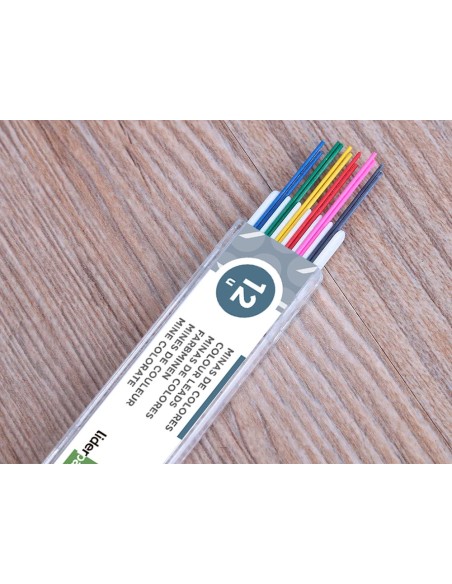 MINAS COL.SURT. 0.5MM ESTUCHE 12 MINAS