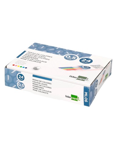 MINAS COL.SURT. 0.5MM ESTUCHE 12 MINAS