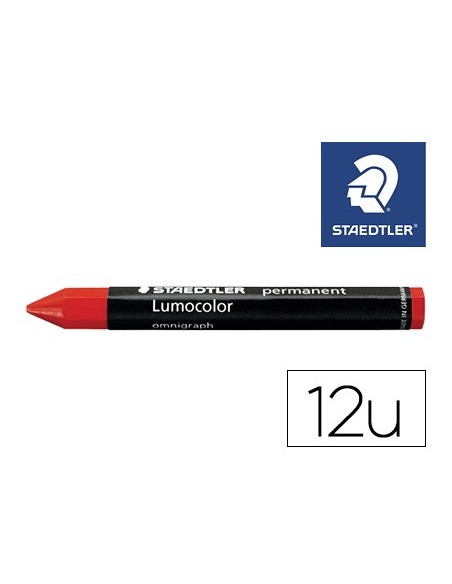 MINAS STAEDTLER PARA MARCAR ROJO PERMANENTE OMNIGRAPH 236