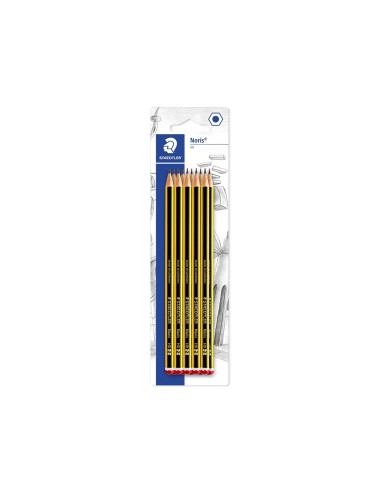 LAPICES GRAFITO STAEDTLER NORIS N 2 HB BLISTER 10 UD.