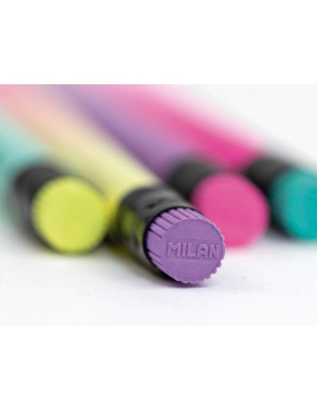 LAPICES GRAFITO MILAN SUNSET HB MADERA NG. TILO GOMA BORRAR SURT.