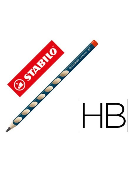 LAPICES GRAFITO STABILO EASYGRAPH ERGONOMICO DIESTROS MINAS HB