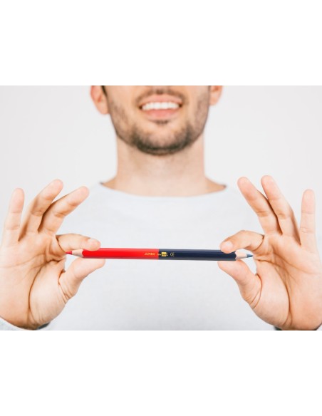 LAPICES DE COLORES LIDERPAPEL BICOLOR JUMBO