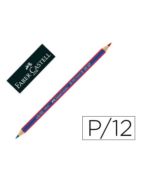 LAPICES BICOLOR FABER UNIDAD 2060RB