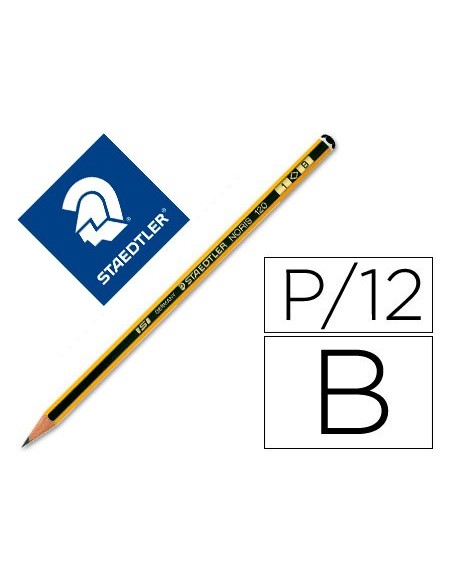 LAPICES GRAFITO STAEDTLER NORIS N.1 B
