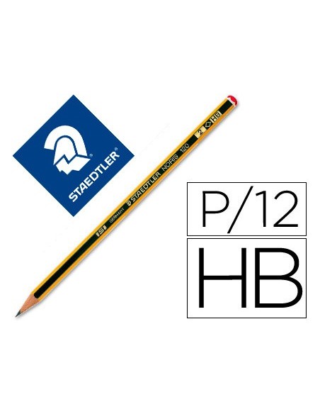 LAPICES GRAFITO STAEDTLER NORIS N.2 HB