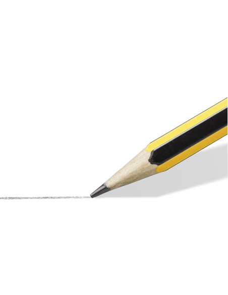 LAPICES GRAFITO STAEDTLER NORIS N.2 HB C/GOMA