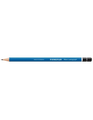 LAPICES DE GRAFITO STAEDTLER MARS LUMOGRAPH 100 B UNIDAD 100-B
