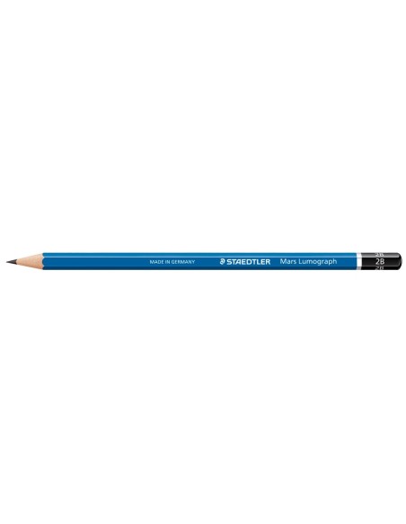 LAPICES DE GRAFITO STAEDTLER MARS LUMOGRAPH 100 2B UNIDAD 100-2B