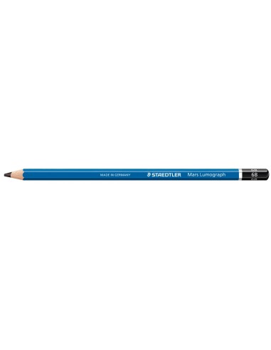 LAPICES DE GRAFITO STAEDTLER MARS LUMOGRAPH 100 6B UNIDAD 100-6B