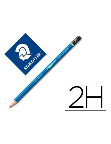 LAPICES DE GRAFITO STAEDTLER MARS LUMOGRAPH 100 2H UNIDAD 100-2H