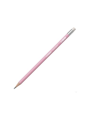 LAPICES GRAFITO GOMA STABILO SWANO MINA 2,2MM DUREZA HB ROSA PASTEL