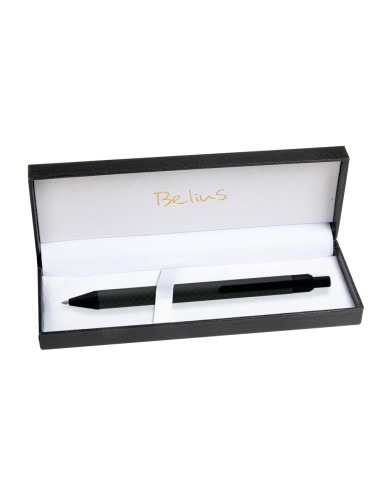 BOLIGRAFO BELIUS POTSDAM NG.CUERPO FIBRA CARBON TINTA GEL AZ.